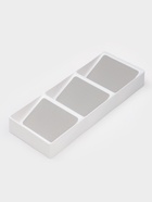 Подставка для специй Griten, 3 секции, пластик с силиконовой вставкой, 39×15×5 см, белая - Фото 3