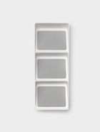 Подставка для специй Griten, 3 секции, пластик с силиконовой вставкой, 39×15×5 см, белая - Фото 4