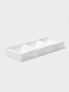 Подставка для специй Griten, 3 секции, пластик с силиконовой вставкой, 39×15×5 см, белая - Фото 5