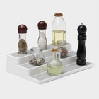 Подставка для специй и соусов 3 яруса Griten, 36.5×24×8.5 см, белая - Фото 1