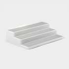 Подставка для специй и соусов 3 яруса Griten, 36.5×24×8.5 см, белая - Фото 2