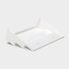 Подставка для специй и соусов 3 яруса Griten, 36.5×24×8.5 см, белая - Фото 4