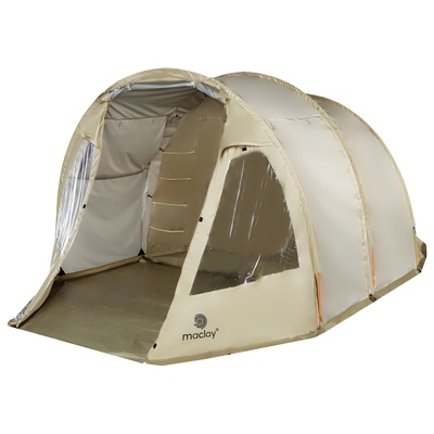 Палатка туристическая, кемпинговая maclay turgoyak cool 4, 4-местная, с тамбуром