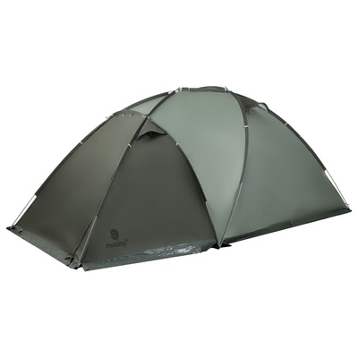 Палатка туристическая 5-местная maclay magadan cool 5, 405×300×180 см, трекинговая, двухслойная, с тамбуром, зелёная