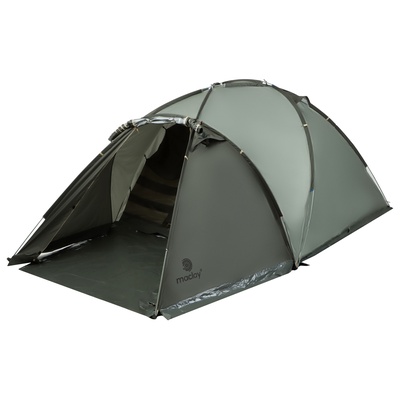 Палатка туристическая 5-местная maclay magadan cool 5, 405×300×180 см, трекинговая, двухслойная, с тамбуром, зелёная