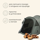 Палатка туристическая 2-местная maclay KAMCHATKA Cool 2, 215×120×95 см, автоматическая, трекинговая, однослойная, зелёная - Фото 2