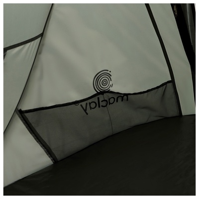 Палатка туристическая 3-местная maclay KAMCHATKA Cool 3, 245×180×115 см, автоматическая, трекинговая, однослойная, зелёная