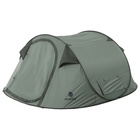 Палатка туристическая 3-местная maclay KAMCHATKA Cool 3, 245×180×115 см, автоматическая, трекинговая, однослойная, зелёная - Фото 6