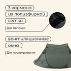 Палатка туристическая 3-местная maclay Dark'n'Cool 3, 245×180×115 см, автоматическая, трекинговая, двухслойная, зелёная - Фото 6