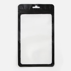 Пакет дой пак с окном, с еврослотом, черный, 12×20 см  (артикул 10322488)  большой выбор товаров оптом и в розницу по низким ценам с доставкой