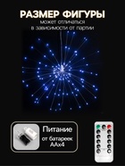 Светодиодная фигура «Салют», от батареек ААx4, 120 LED, свечение белое - Фото 2