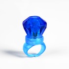 Световой аксессуар «Кольцо синее», 3×2.2 см, батарейки AG13×3 (в комплекте), свечение RGB - Фото 2