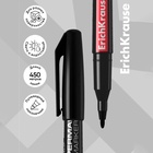 Маркер перманентный ErichKrause P-70, 1.0 мм, для письма на любой поверхности, чёрный - Фото 5