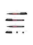 Маркер перманентный ErichKrause. P-70, чёрный, узел 1.0 мм - Фото 7