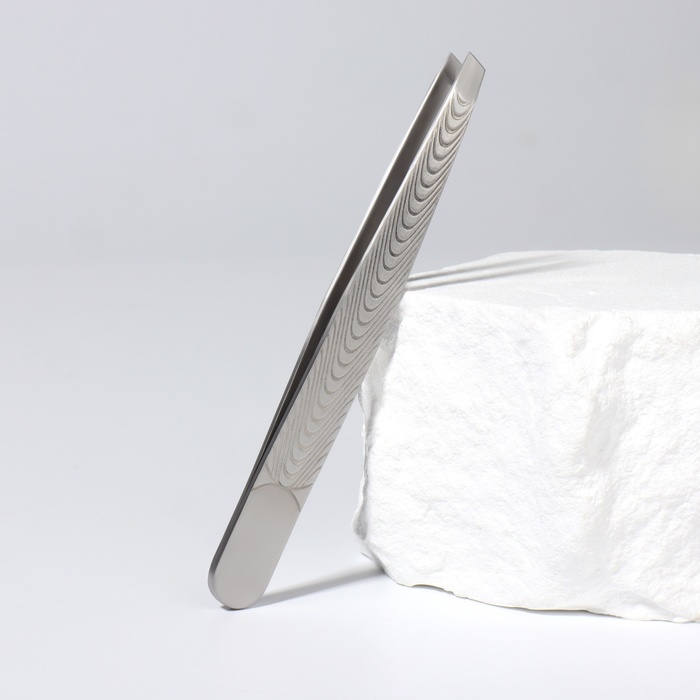 Пинцет скошенный, широкий, 10.7 см - Фото 1