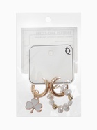 Серьги со съёмным элементом «Трансформер» клевер-сердце, цвет бело-бежевый в золоте - Фото 12