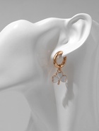 Серьги со съёмным элементом «Трансформер» клевер-сердце, цвет бело-бежевый в золоте - Фото 7