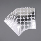 Планшет под клей, для наращивания ресниц, набор - 10 листов, на клеевой основе, серебристый - Фото 4