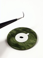 Планшет под клей, для наращивания ресниц, набор - 10 листов, на клеевой основе, серебристый - Фото 6