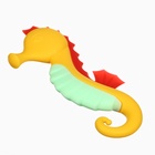 Прорезыватель силиконовый Крошка Я «Морской конёк», от 3 мес., жёлтый - Фото 5