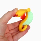 Прорезыватель силиконовый Крошка Я «Морской конёк», от 3 мес., жёлтый - Фото 3