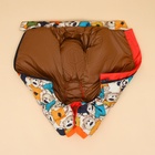 Комбинезон для собак «Мишка Тедди», размер 20 (ДС 36 см, ОГ 52 см, ОШ 33 см), оранжевый - фото 25766335