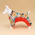 Комбинезон для собак «Мишка Тедди», размер 20 (ДС 36 см, ОГ 52 см, ОШ 33 см), оранжевый - Фото 3