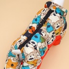 Комбинезон для собак «Мишка Тедди», размер 20 (ДС 36 см, ОГ 52 см, ОШ 33 см), оранжевый - фото 25766328