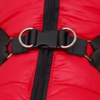 Комбинезон для собак со шлейкой «Моден», размер 18, ДС 40, ОГ 50, ОШ 38 см, красный - Фото 7