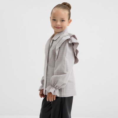 Жакет для девочки с воланами KAFTAN, размер 30 (98-104 см)