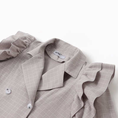 Жакет для девочки с воланами KAFTAN, размер 30 (98-104 см)