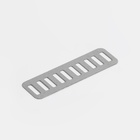 Декоративные элементы на прокол «Hand made», 5.4×1 см, 10 шт., цвет серебряный - Фото 7