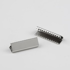 Наконечник-зажим для стропы, 6.5×20 мм, 10 шт., цвет серебряный - Фото 2