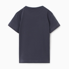 Футболка детская MINAKU: Exclusive print, цвет графитовый, рост 98 см 10617316