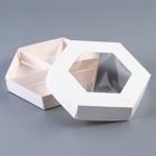 Коробка - менажница белая, с окном, для сладостей и закусок, 20×4 см - Фото 2