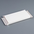 Коробка под плитку шоколада, белый, 18×9×1.4 см - Фото 3