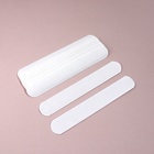 Защитные вкладыши от пота и загрязнений, набор - 10 шт., на клеевой основе, 24×3.7×0.1 см, белые - Фото 4