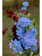 Цветы искусственные "Наперстянка садовая" 68 см, голубой - фото 809302847