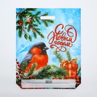 Пакет подарочный новогодний «С Новым годом», полиэтиленовый с вырубной ручкой, 45×38 см, 60 мкм - Фото 2