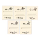 Набор мини-открыток новогодних «С Новым годом!», СССР, 35 штук, 8 x 10 см, Новый год - фото 26333158