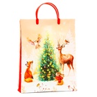 Пакет подарочный мягкий пластик «Лес» 140 мкм Сумка 40×30×9 см - Фото 2