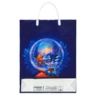 Пакет подарочный мягкий пластик «Новогодний переполох» 140 мкм Сумка 40×30×9 см - Фото 3