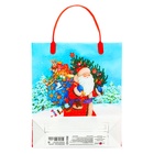 Пакет подарочный мягкий пластик «Новогодние атрибуты» 140 мкм Сумка 26×22.5×8 см - Фото 3