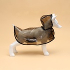 Дождевик для собак, размер M, чёрный - Фото 2