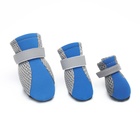 Ботинки для собак «Комфорт +», размер M (4.5×3.6 см), синие - Фото 4