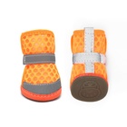 Ботинки для животных «Кросс», набор 4 шт., 4 размер (5.3×4 см), оранжевые - Фото 3