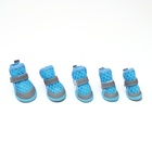 Ботинки для животных «Кросс», набор 4 шт., 3 размер (4.8×3.7 см), голубые - Фото 4