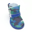 Ботинки для собак «Боец», набор 4 шт., размер 3 (подошва 5×4.2 см) камуфляж синий - Фото 2