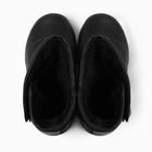 Сапоги зимние детские из ЭВА с комбинированным верхом, размер 30, чёрные - Фото 2