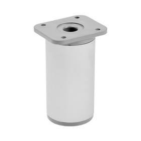 Опора регулируемая ORKR001CR ТУНДРА, круглая, d=40, H=80 мм, цвет матовый хром, 4 шт.